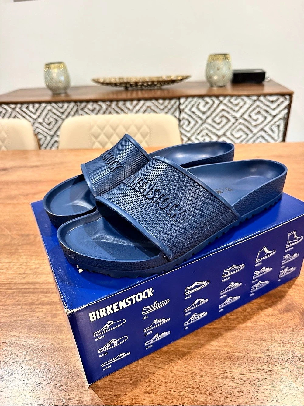 Birkenstock Barbados EVA Navy Sandals-BNIB Size 12M/13.5W - Regular fit - Picture 5 of 7